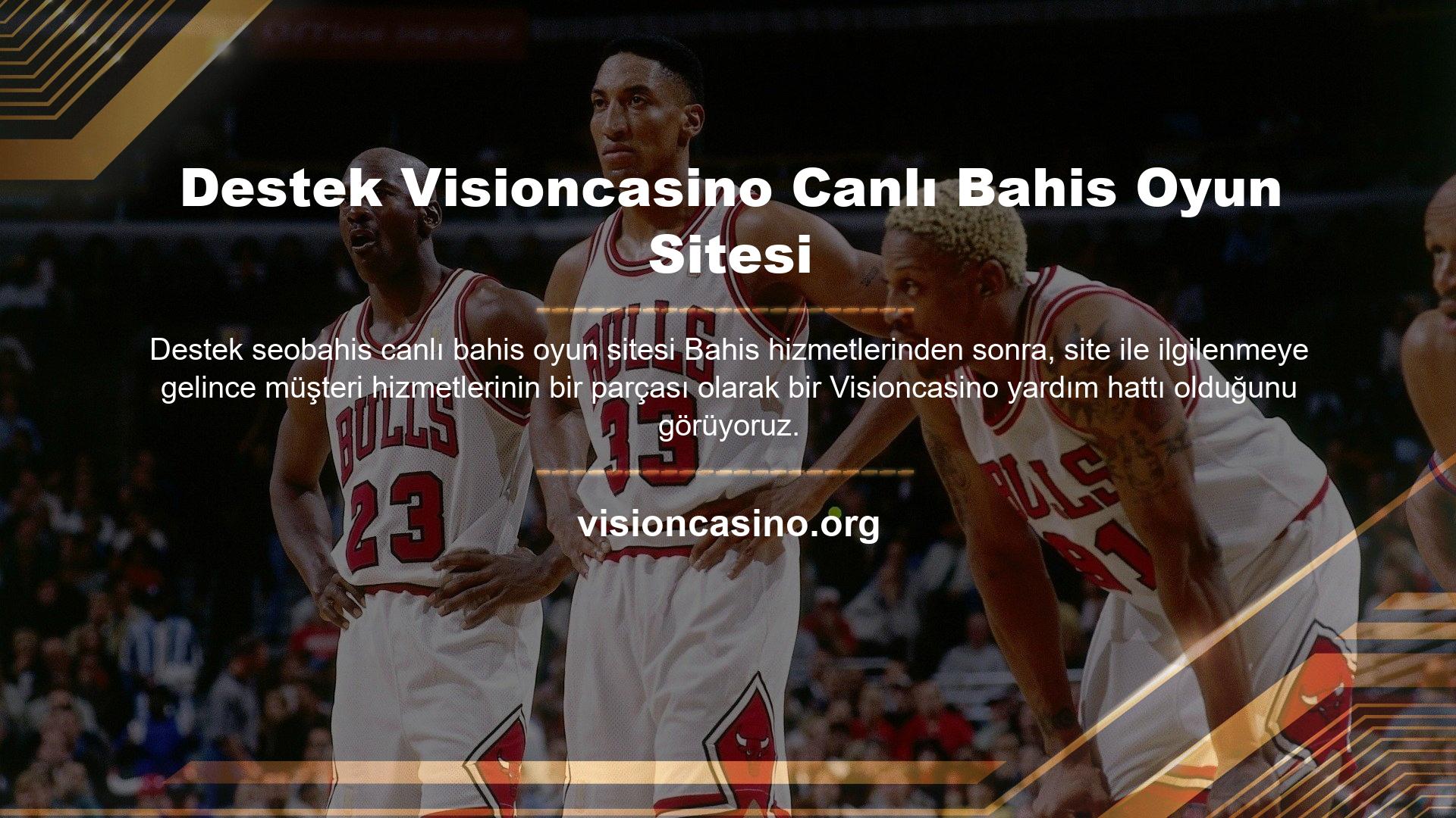 Visioncasino canlı bahis oyun sitesi