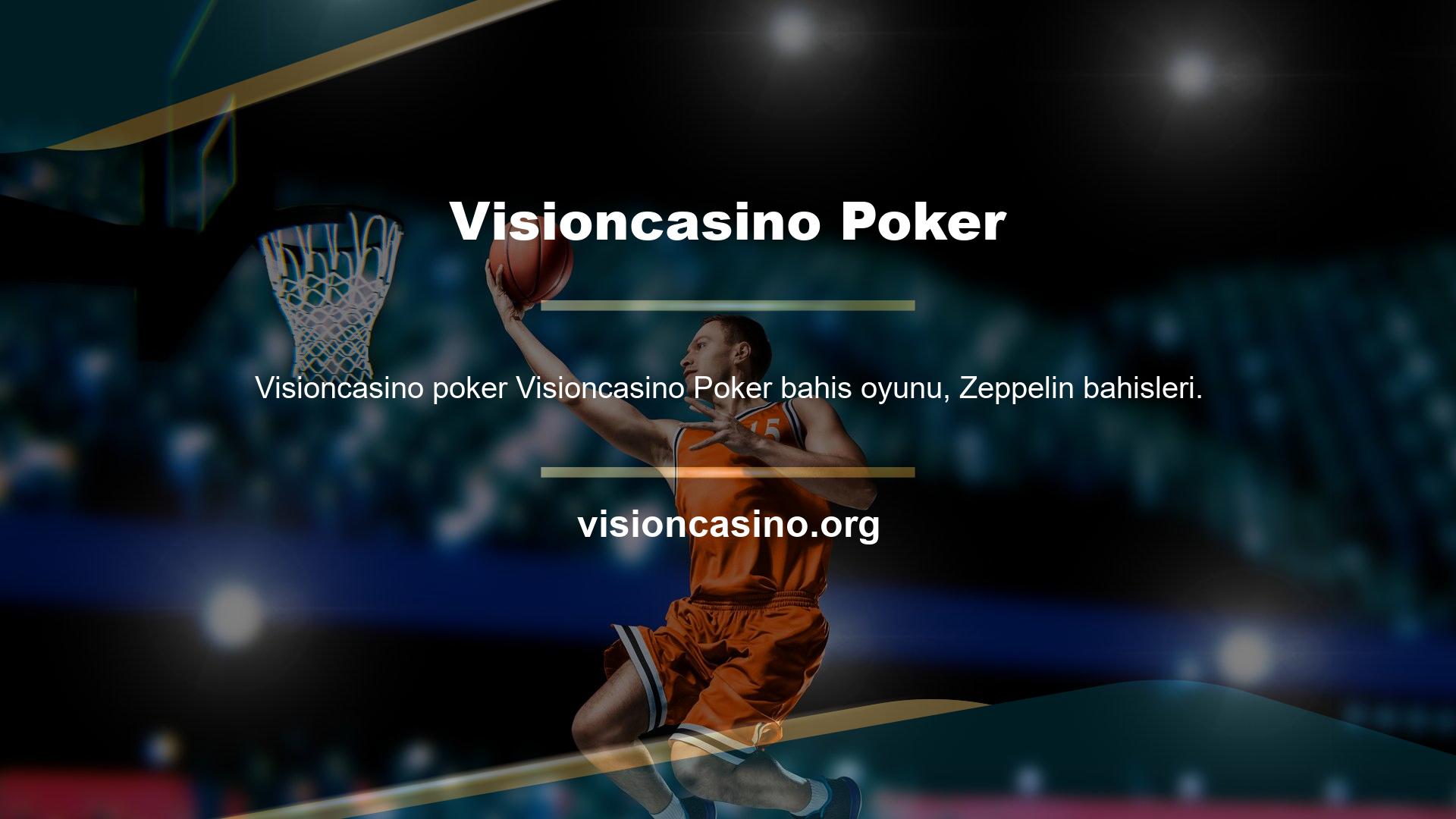 visioncasino poker