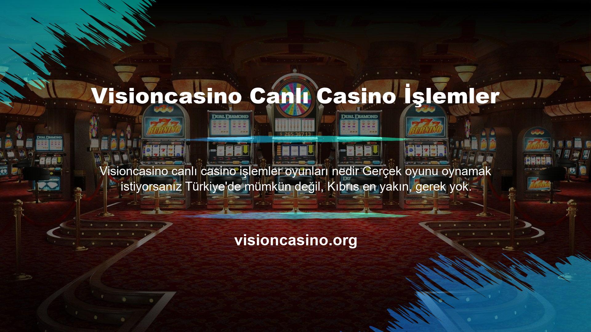 Online canlı casino hizmetleri sitenin 5