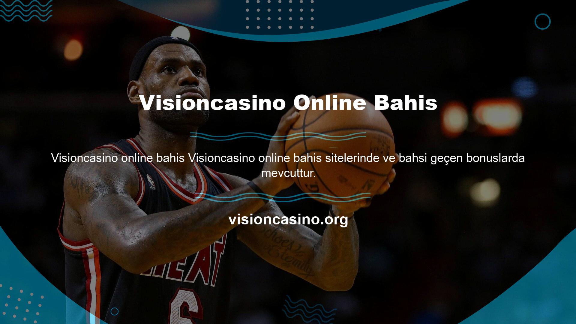 Visioncasino Online Bahis