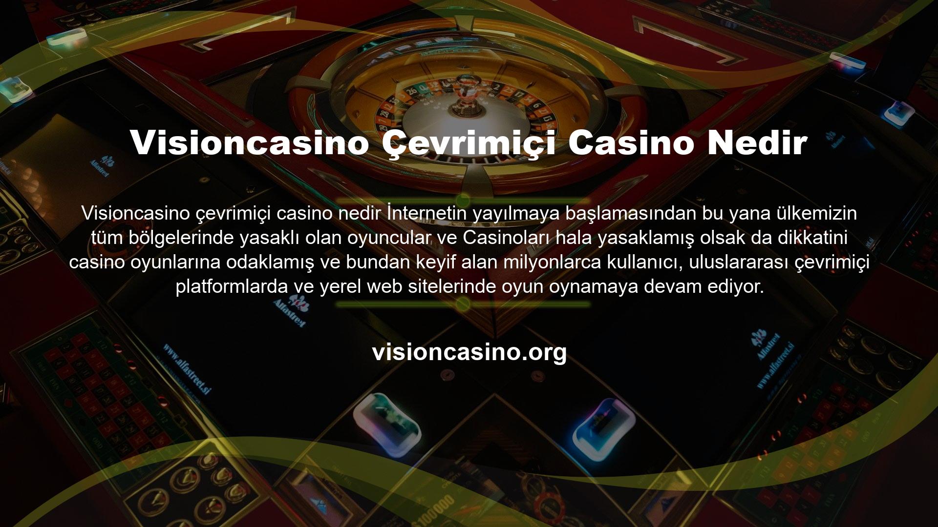 Poker, blackjack, slot makineleri ve daha fazlasını sunan online casinolarda online Visioncasino blackjack oyunlarını öğrenebilir, oynayabilir ve kazanabilirsiniz