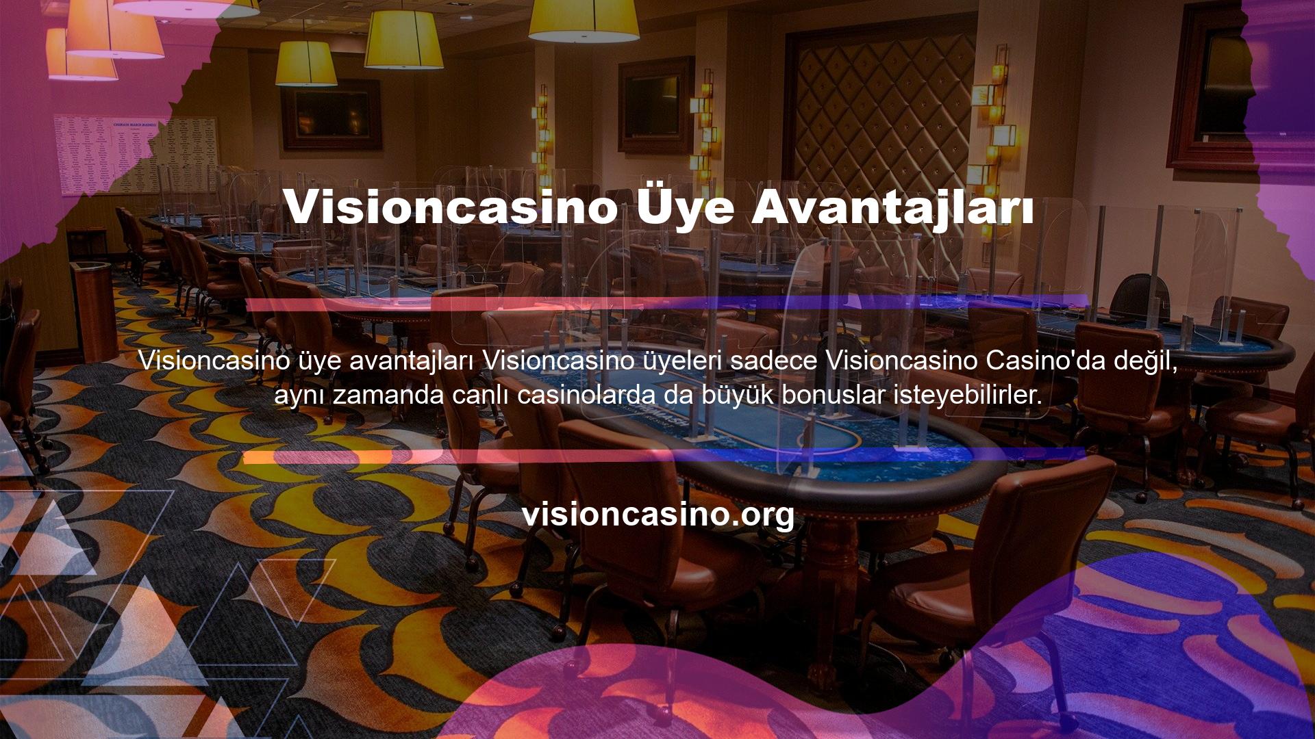 Visioncasino oradaki birçok Visioncasino web sitesinden sadece biri, ancak ülkemizdeki en iyisi